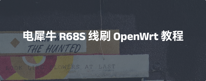 Featured image of post 电犀牛R68S线刷OpenWrt教程